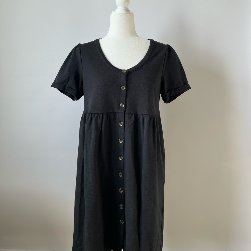 💛BLACK BABYDOLL DRESS